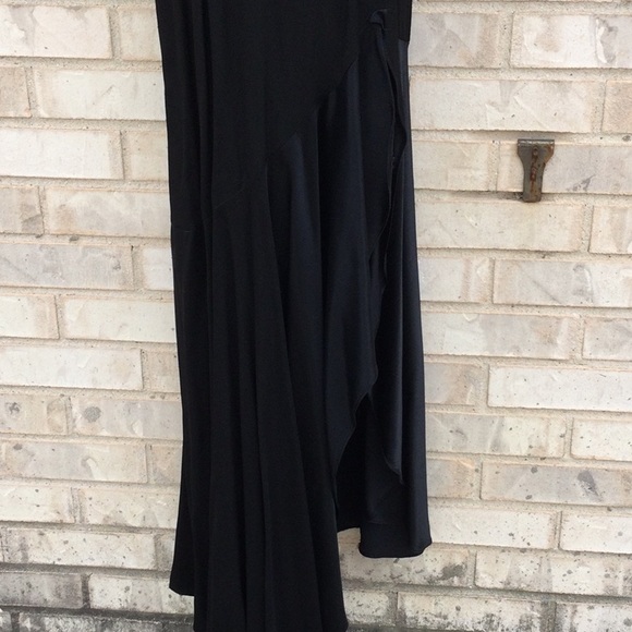 Jessica McClintock long form fit thigh slit dress - Picture 3 of 10